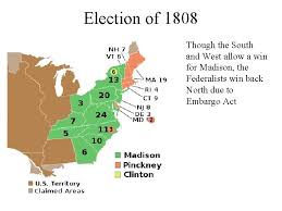 The united states presidential election of 1808 was the 6th quadrennial presidential election, held from friday, november 4, to wednesday, december 7, 1808. Jefferson And Era Of Good Feelings Chapter 8