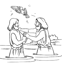 Show your kids a fun way to learn the abcs with alphabet printables they can color. Christmas Baptism Of Jesus Coloring Pages Best Place To Color