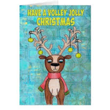 Maybe you would like to learn more about one of these? Volley Jolly Christmas Holiday Card Zazzle Com Christmas Holiday Cards Holiday Design Card Custom Christmas Cards