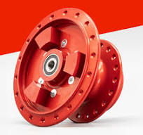 CNC Radnabe Nabe für Scheibenbremse SB hinten rot S51 S53 | rot | 013234.2