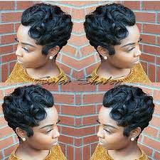 Crochethairstyles #curlyhaircrochet #oceanwave #toyotress crochet hairstyles with curly hair | ocean my client is getting a protective crochet style with kima ocean wave hair in 20. These Pixie Waves Are So Pretty By Texasstylist Salonshavon Voiceofhair Finger Waves Short Hair Short Hair Styles Finger Wave Hair