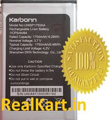 Karbonn A9 Indian Battery Model ...