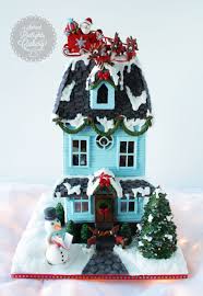 Canddy cane georgia christmas home. T Was The Night Before Christmas Gingerbread House I Cakecentral Com