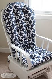 Although early rocking chairs had no cushions, adding one to your rocking chair isn't just a fashion statement, it adds a great deal of comfort to the rocker. Glider Cushions Rocker Cushions Rocking Chair Cushions Glider Rocker Cushions Glider Rocker Cushions Custom Chair Cushion Glider Cushions