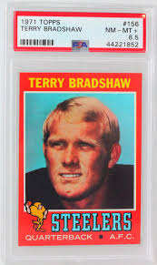 Check spelling or type a new query. Terry Bradshaw 1971 Topps 156 Rc Psa 8 5 Pristine Auction