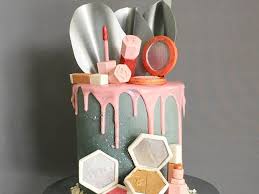 Fresh flowers complete the design. This Bakery Created A Fenty Beauty Inspired Cake Teen Vogue