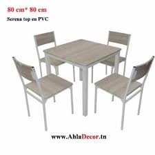 Plusieurs bahuts, une table de repas extensible, une table basse relevable, des vitrines et une étagère murale. Salle A Manger Serena 4 Personnes Ahla Decor Meuble Decoration
