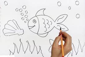 Untuk menggambar ayam cukup mudah karena kita sudah familiar dengan hewan yang satu ini. Kumpulan Sketsa Gambar Ikan Koi Lumba Lumba Hias Lengkap