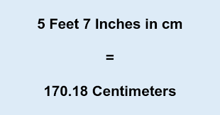 Another way to imagine the size of a centimeter is in relation to inches. 5 7 In Cm 5 Feet 7 Inches To Cm