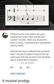At the time of writing, june 2012, this video is equivalen. 2 3 4 Off Beat Quarter Note Triplets Are Easy I Watched Your Entire Video And Felt Like I Wasted 7 Minutes When You Showed The Piece Of Music I Instantly Read