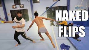 WHY DOES THIS MAN DO NAKED FLIPS? 