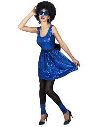 Déguisement robe disco bleue paillette avec gros noeud femme : Deguisement Robe Disco Bleue Paillette Avec Gros Noeud Femme Deguise Toi Achat De Deguisements Adultes