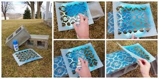 Cinder block walls or concrete masonry block walls have to to be constructed carefully and with the necessary reinforcement to account for a solid installation. Stenciled Cinder Block Planter Tutorial Reality Day Dream