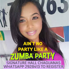Every Wednesday we party at Signature Hall Chaguanas 6.30-7.30pm. Cost  $200/month. WHATSAPP 2928413 to register!