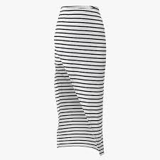 Black And White Striped Pencil Skirt Casual Beach Bandage Striped Pencil Maxi Skirt White Blue Or Black S M L Xl 2xl 3xl Long Maxi Skirts Women S Summer Fashion Black White Stripes