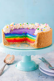 You can buy whole graham crackers and crush. Rainbow Cheesecake Recipe Is No Bake And Gelatin Free Eating Richly