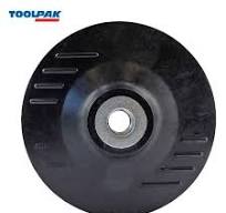 115mm Plastic Backing Pad For Angle Grinder & 15 Mixed Fibre Sanding Discs  | UK