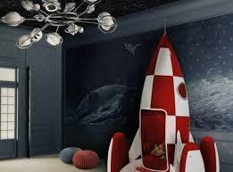 For easy application decal wall decoration could be chosen as it is easy to apply & remove. Galaxy Moodboard Kids Bedroom Ideas