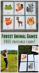 4 Forest Animal Games Free Printables Forest Animals Preschool Animal Activities For Kids Kids Learning Activities