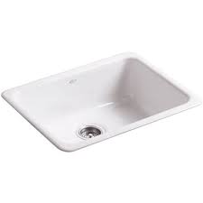 Browse a variety of styles and colours from top brands. Kohler Part K 6585 0 Kohler Iron Tones Dual Mount Cast Iron 24 In Single Bowl Kitchen Sink In White Kitchen Sinks Home Depot Pro