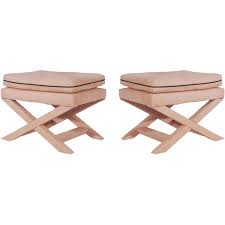 Get great deals on ebay! Mid Century Modern Upholstered X Bench Set Or Ottoman Set By Billy Baldwin At 1stdibs
