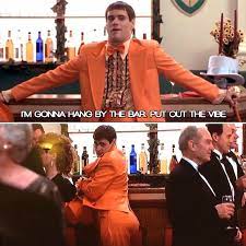 Jim Carrey On Instagram I M Gonna Hang By The Bar Put Out The Vibe Dumb And Dumber 1994 J Movie Quotes Funny Disney Quotes Funny Famous Movie Quotes