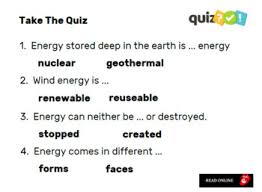 Well, what do you know? Online Quiz Presentation