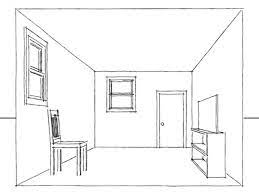 The Basics Of One-point Perspective Drawing A Room Perspective Room Perspective Drawing One Point Perspective Room