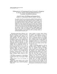 Zillmann advanced the theory of excitation transfer by establishing the explanation for the effects of violent media. Pdf Enhancement Of Experienced Sexual Arousal In Response To Erotic Stimuli Through Misattribution Of Unrelated Residual Excitation