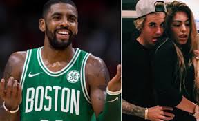 Because his girlfriend is flaunting a massive diamond on her ring finger just days after the nba star was rumored to have popped the question. Kyrie Irving S New Girlfriend Is Justin Bieber S Ex Photos Lady In The Man Cave