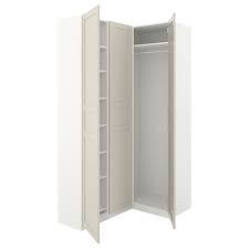 Pax Corner Wardrobe White Flisberget Light Beige 63 1 8 34 5 8x93 1 8 Corner Wardrobe Pax Corner Wardrobe Ikea Pax Corner Wardrobe