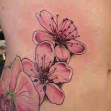 Cherry Blossom Tattoo Cherry Blossom Color Flower Side Tattoo Uncategorized Flower Tattoo On Side Cherry Blossom Tattoo Flower Tattoo Shoulder