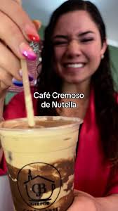 Cafe cremoso de Nutella😍🤤 #coffee #nutella #cafefrio #latte #cafeteria  #coffeelover #coffeetiktok #nutellalove #cafe