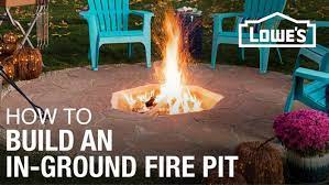 Our circular fire pit is about 2' tall x 5' total diameter and a 3' interior diameter. How To Build An In Ground Fire Pit