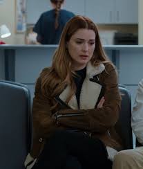 Virgin River Brown Shearling Melinda Monroe Jacket