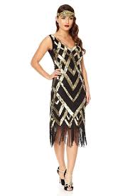 Uk18 Us14 Aus18 Glitz Black Gold Vintage Inspired 20s Flapper Great Gatsby Beaded Charleston Sequ Vintage Flapper Dress Fringe Flapper Dress Black Fringe Dress