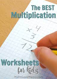 Worksheets and printables that help children practice key skills. Free Multiplication Facts Worksheets For Kids Interactive Ideas Games
