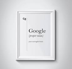 Google Definition Print Dorm Decor Friend Gift Google Funny Etsy In 2020 Google Funny Framed Quotes Wall Art Quotes