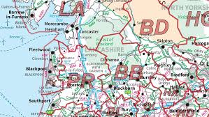 Postcode Area Maps - Digital Downloads | UK Map Centre