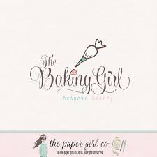 Piping Bag Logo Baking Logo Bakery Logo Premade By Thepapergirlco Baking Logo Bakery Logo Cake Logo