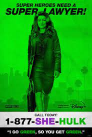 New She-Hulk Poster with cool phone number Easter egg : r/Marvel