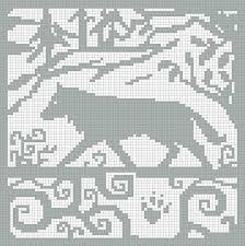See more ideas about embroidery designs, embroidery patterns, hand embroidery. Spirit Wolf Version 2 Square Chart Knitting Charts Cross Stitch Stitch Patterns