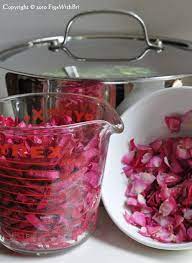 Eready For The Pot Rose Recipes Rose Petal Jam Edible Flowers Recipes