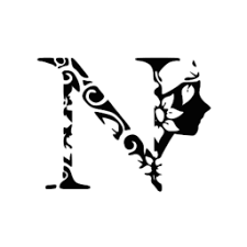 Download Floral Letter N Jpg Image