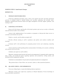 Accounting manager job description template. Bank Manager Job Description Templates At Allbusinesstemplates Com