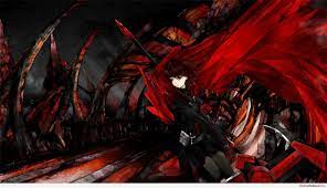 Perfect screen background display for desktop, iphone, pc, laptop, computer. Red And Black Anime Wallpapers Wallpaper Cave