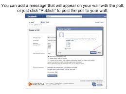 To create a live poll. How To Create A Facebook Poll