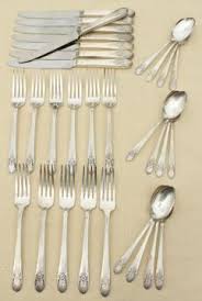 Mccleerys silverware vintage floral pattern. Antique Silverware Sets Silverplate Patterns And Vintage Stainless Steel Silverware