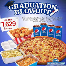 Drop By At Any S R Club Or Pizza Outlet And Get The Graduation Blowout For Whole Fam Creamy Pesto Pasta New York Style Pizza Creamy Pesto