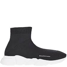 10 mm / 0,39 inches arch. Balenciaga Speed Trainer Black White Pluggi